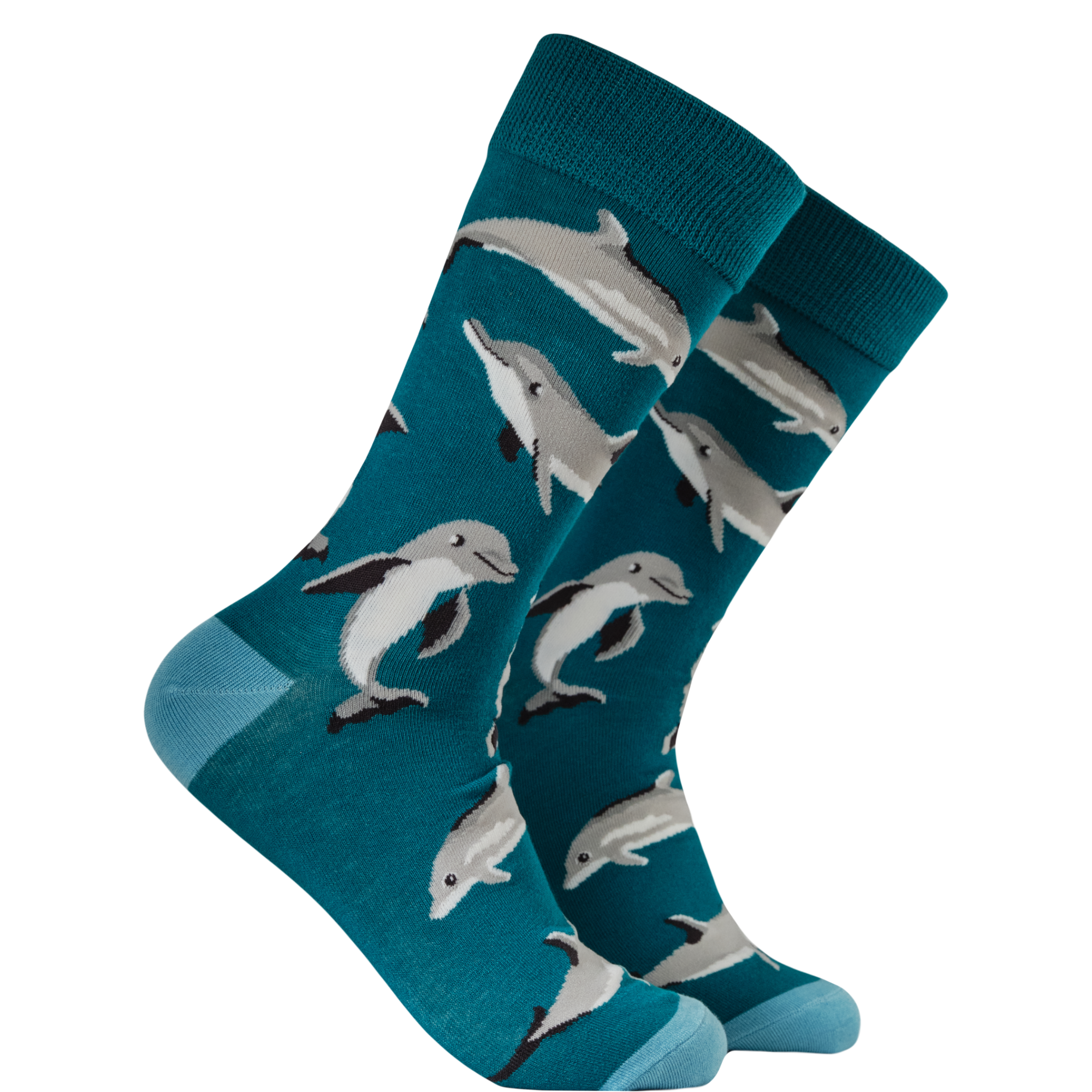 Bamboo Socks - Bottle-Toes Dolphin