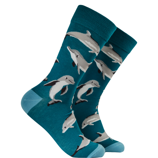 Bamboo Socks - Bottle-Toes Dolphin