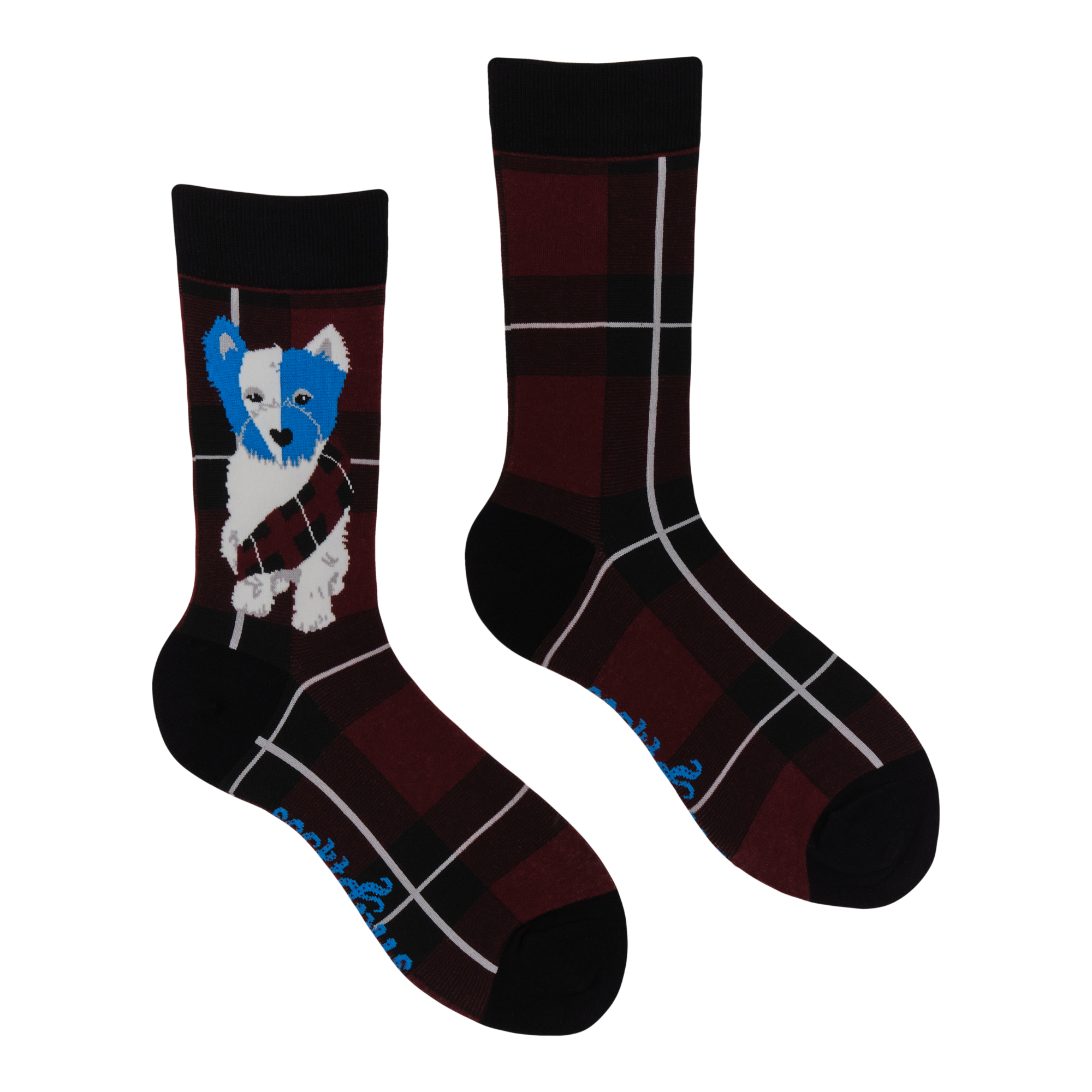 Braveheart Westie Dog Socks