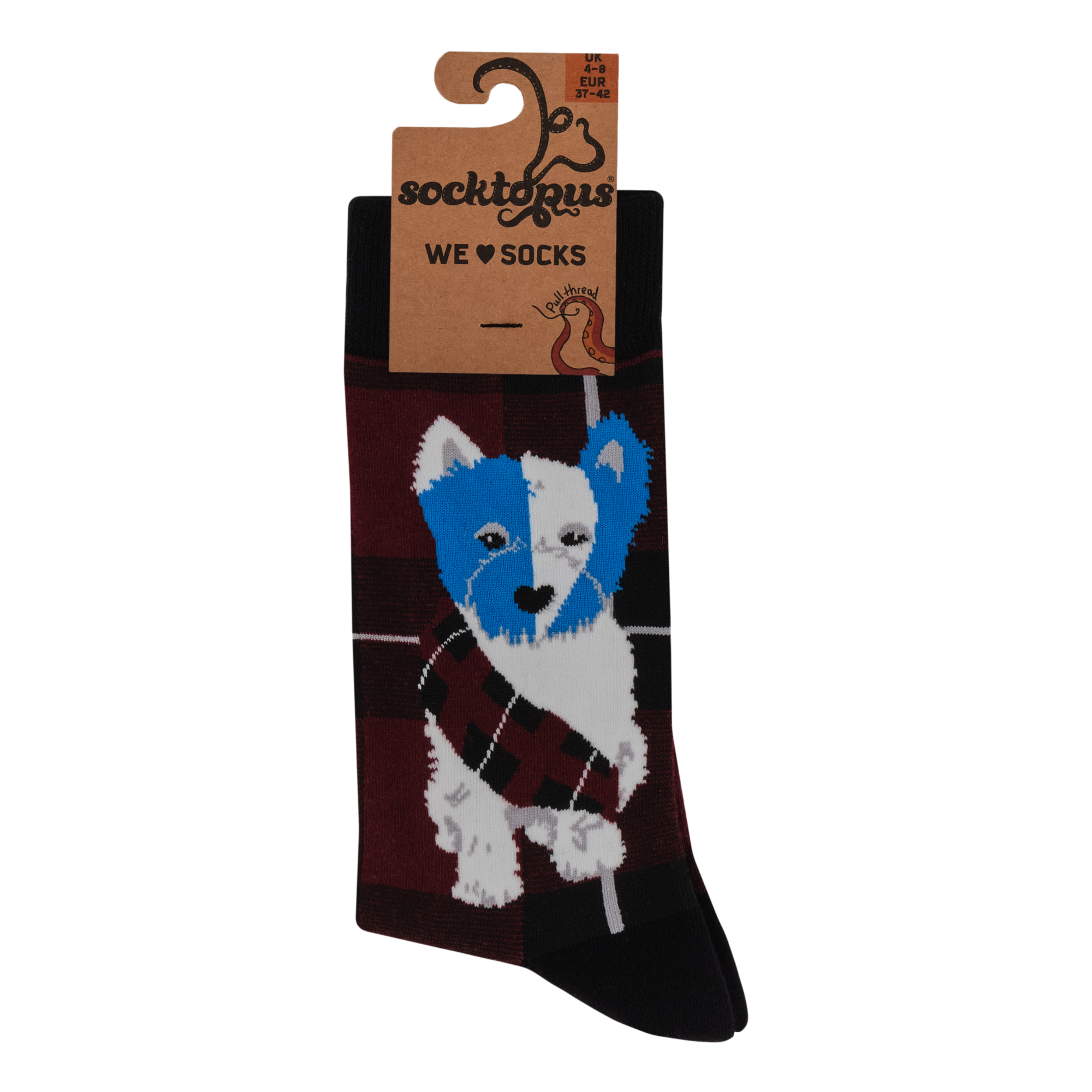 Braveheart Westie Dog Socks
