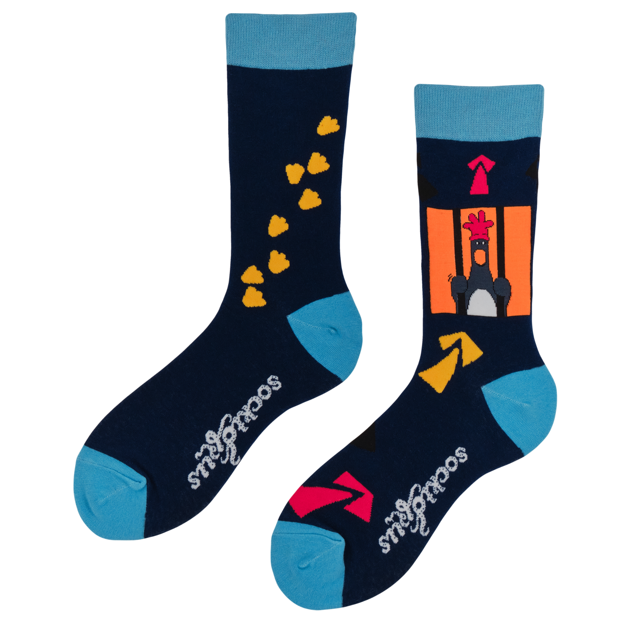 Break Out Feathers Socks - Wallace and Gromit