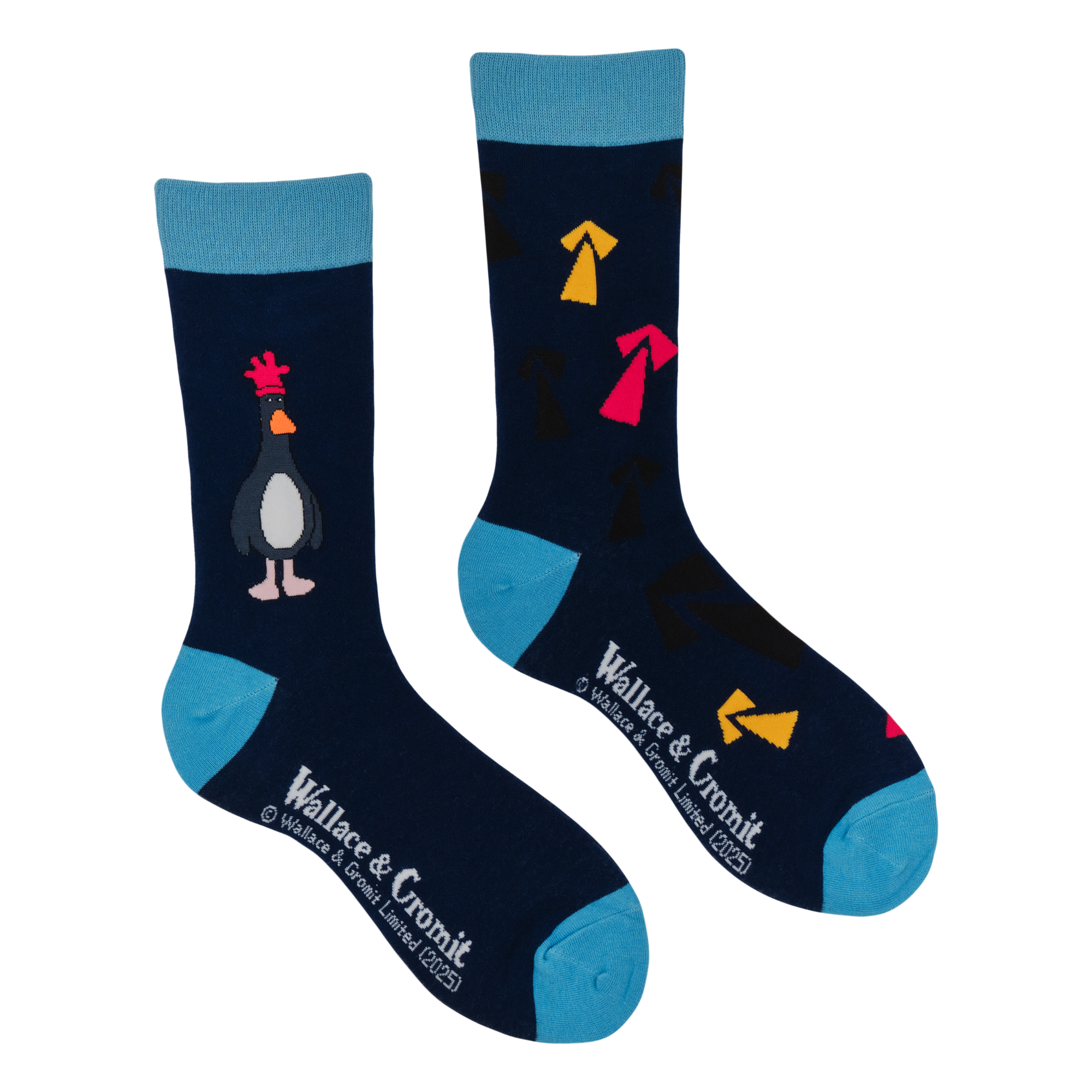 Break Out Feathers Socks - Wallace and Gromit