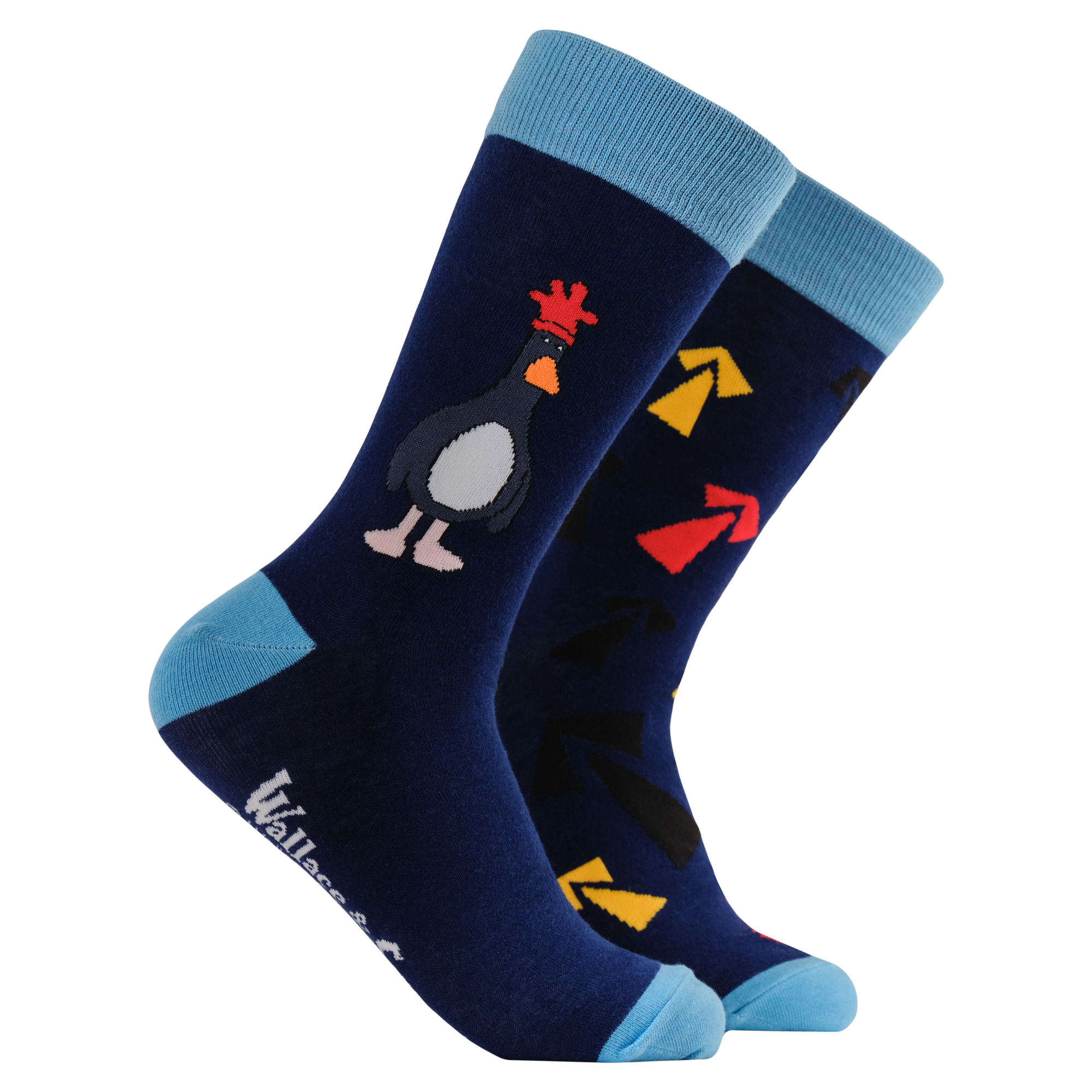 Break Out Feathers Socks - Wallace and Gromit