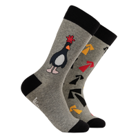 Break Out Feathers Socks - Wallace and Gromit