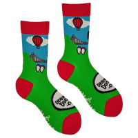 Dixon Does Doodles - Bristol Dino Bridge Socks (XS-SIZE)