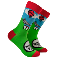 Dixon Does Doodles - Bristol Dino Bridge Socks