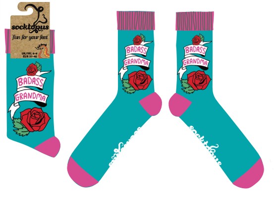 Badass Grandma Socks