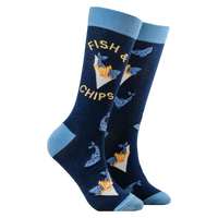 Fish & Chips Socks - Batter Late Than Never