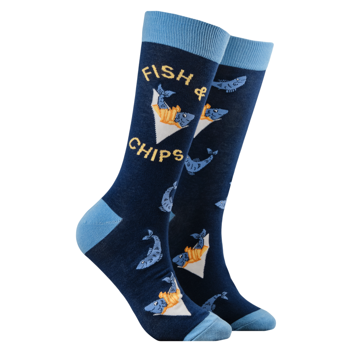 Fish & Chips Socks - Batter Late Than Never