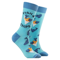 Fish & Chips Socks - Batter Late Than Never