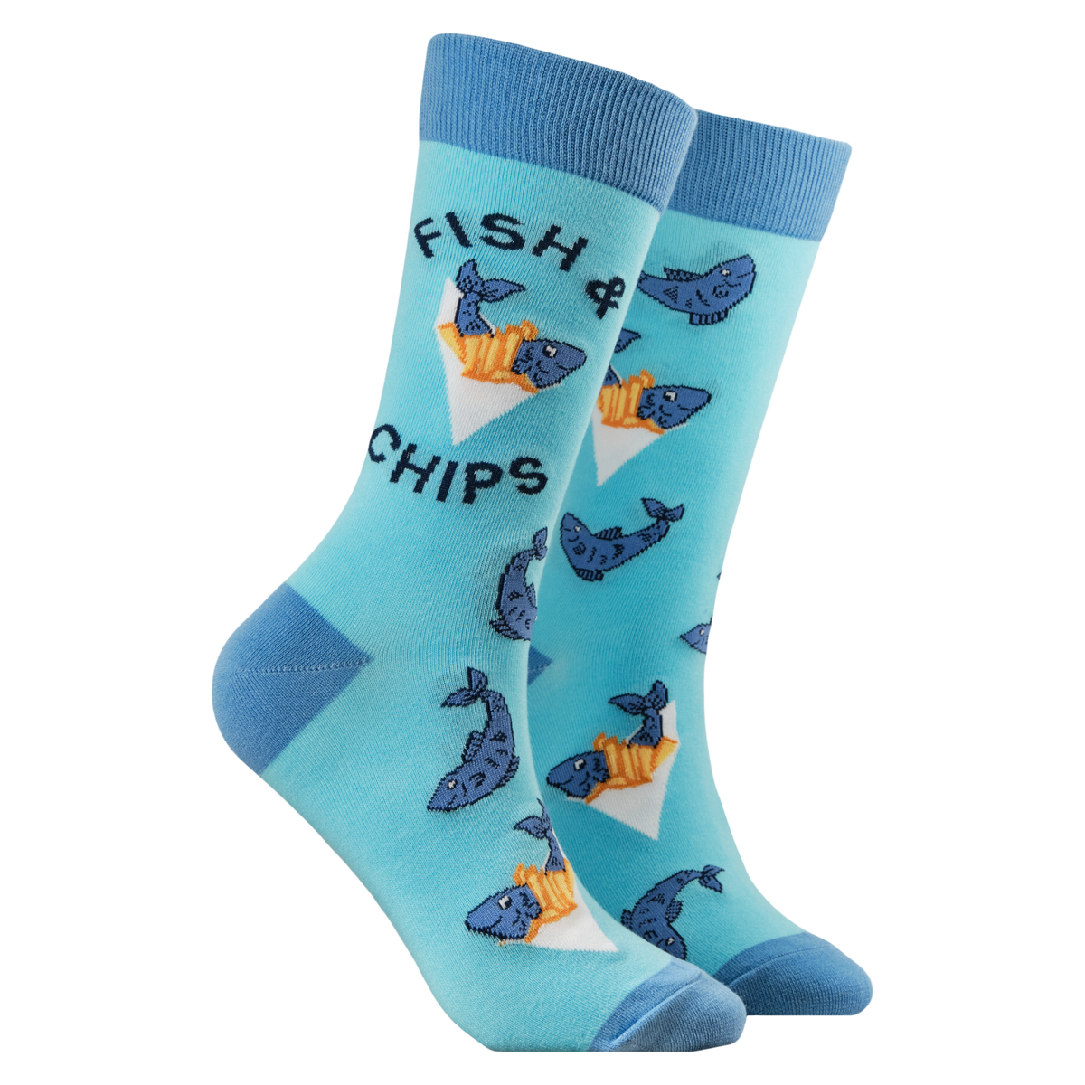 Fish & Chips Socks - Batter Late Than Never
