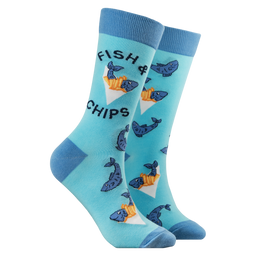 Fish & Chips Socks - Batter Late Than Never
