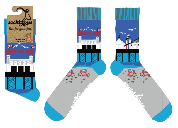 Brighton Pier Socks - Beside The Seaside