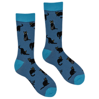 Black Cats Bamboo Socks