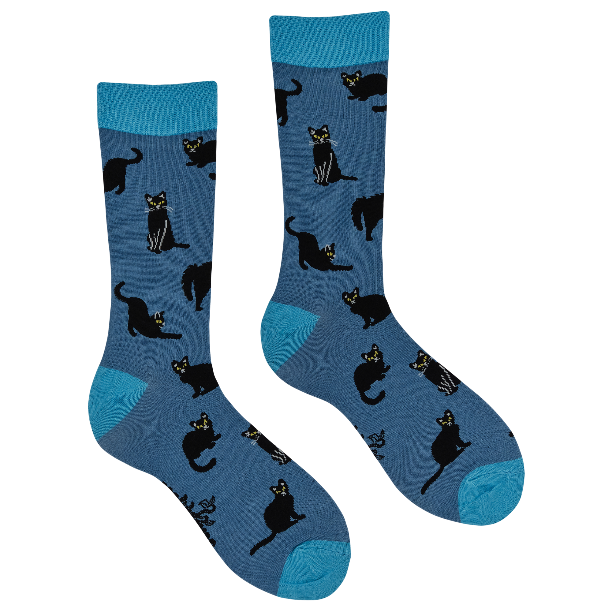 Black Cats Bamboo Socks