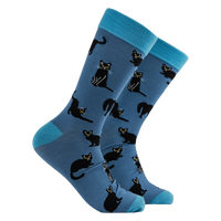Black Cats Bamboo Socks