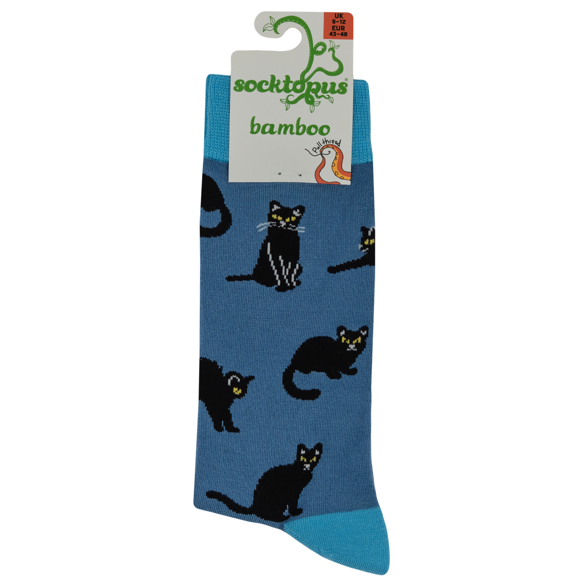 Black Cats Bamboo Socks