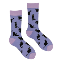 Black Cats Bamboo Socks