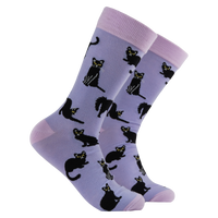 Black Cats Bamboo Socks