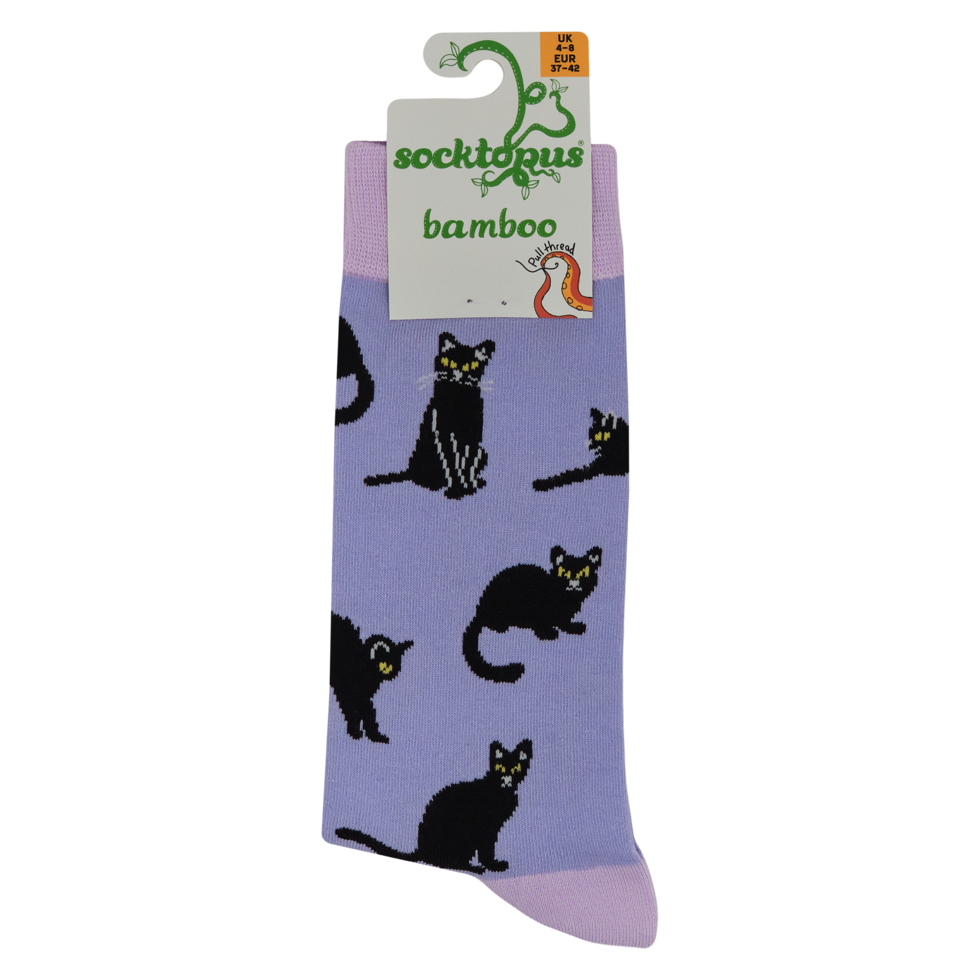 Black Cats Bamboo Socks