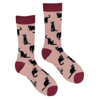 Black Cats Bamboo Socks