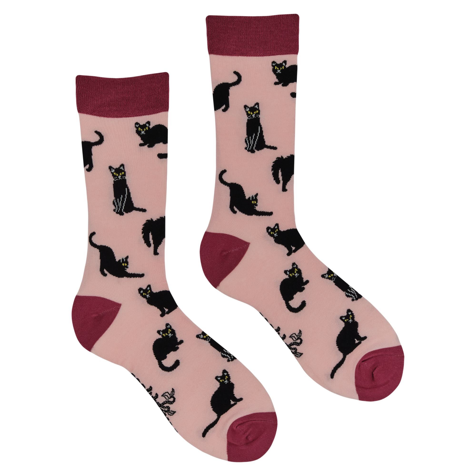 Black Cats Bamboo Socks