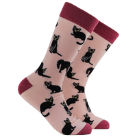 Black Cats Bamboo Socks