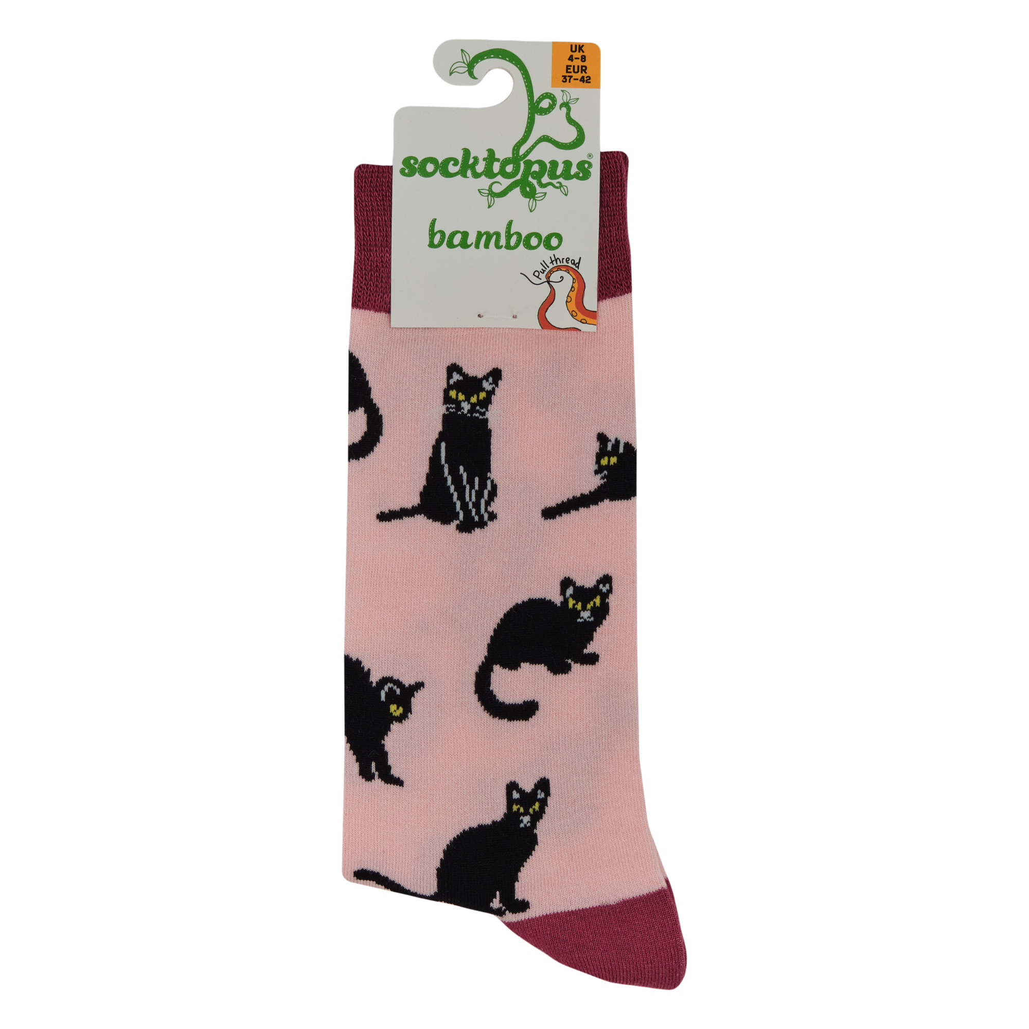 Black Cats Bamboo Socks