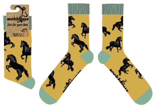 Black Stallion Socks