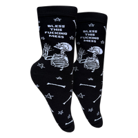 Bless This Fucking Mess Socks - Small