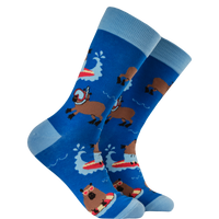 Summer Holiday Capybara Socks - Cappy Holidays