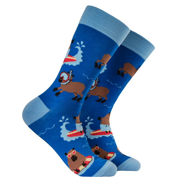 Summer Holiday Capybara Socks - Cappy Holidays