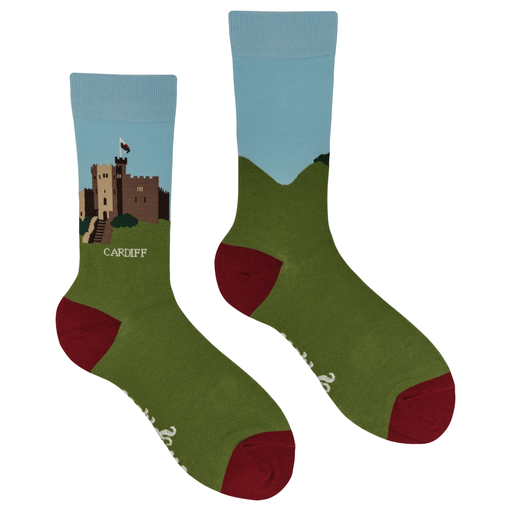 Cardiff Castle Socks