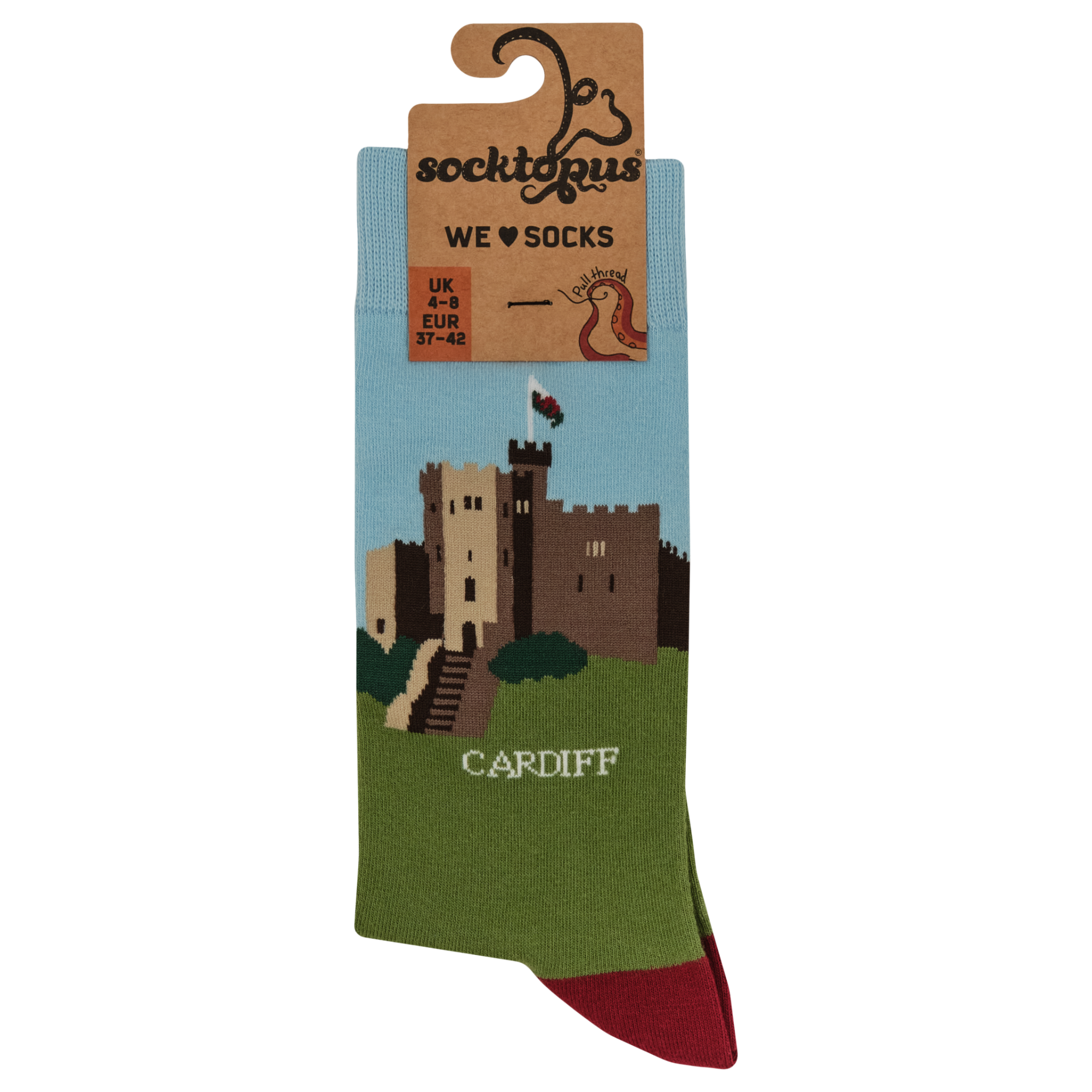 Cardiff Castle Socks