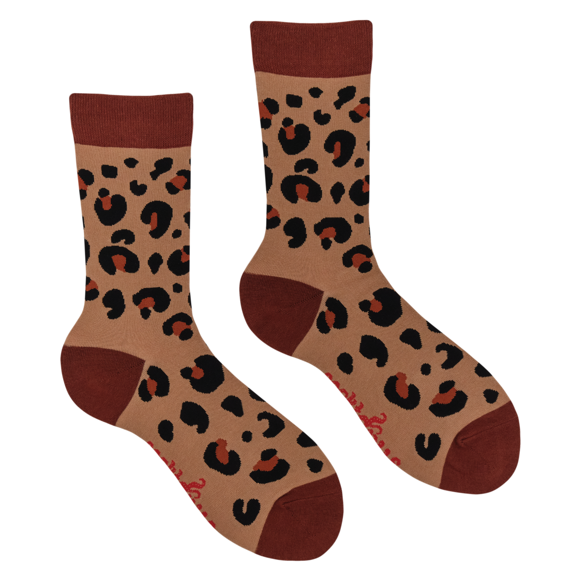 Leopard Print Socks - Cat Walk