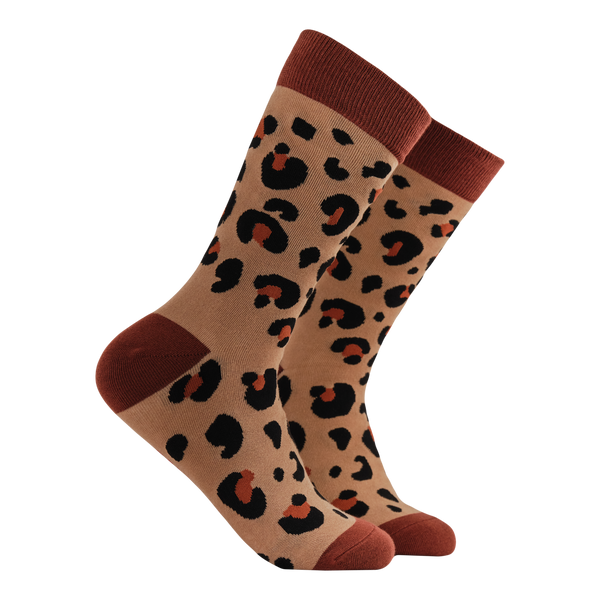 Leopard Print Socks - Cat Walk