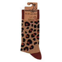 Leopard Print Socks - Cat Walk