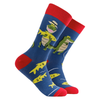 Fishing Alligator Socks - Catch Ya Later, Gator