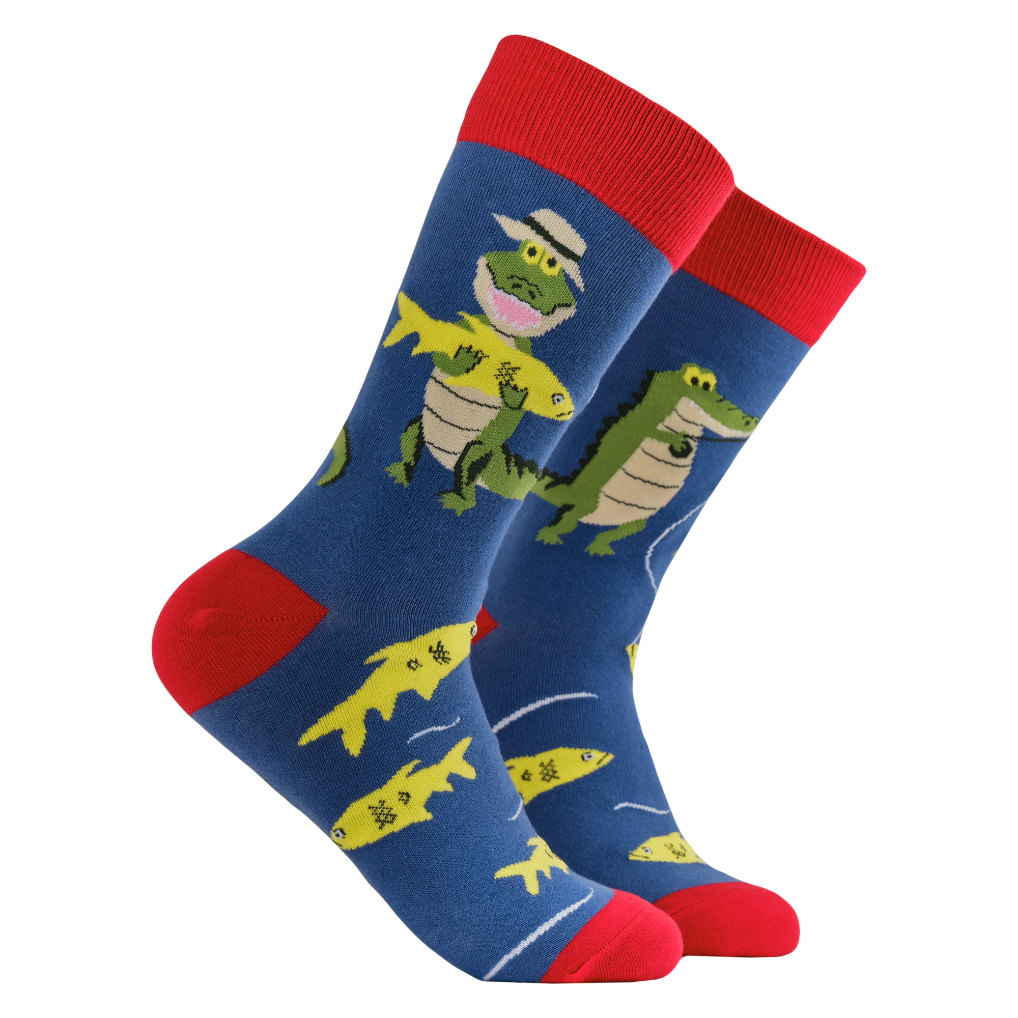 Fishing Alligator Socks - Catch Ya Later, Gator