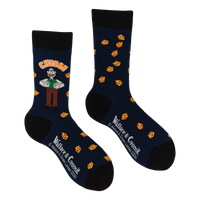 Wallace Cheese Socks - Wallace and Gromit