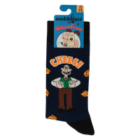 Wallace Cheese Socks - Wallace and Gromit