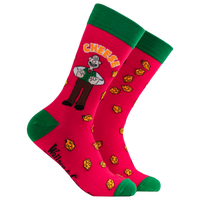 Wallace Cheese Socks - Wallace and Gromit