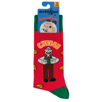 Wallace Cheese Socks - Wallace and Gromit