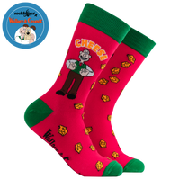 Wallace Cheese Socks - Wallace and Gromit