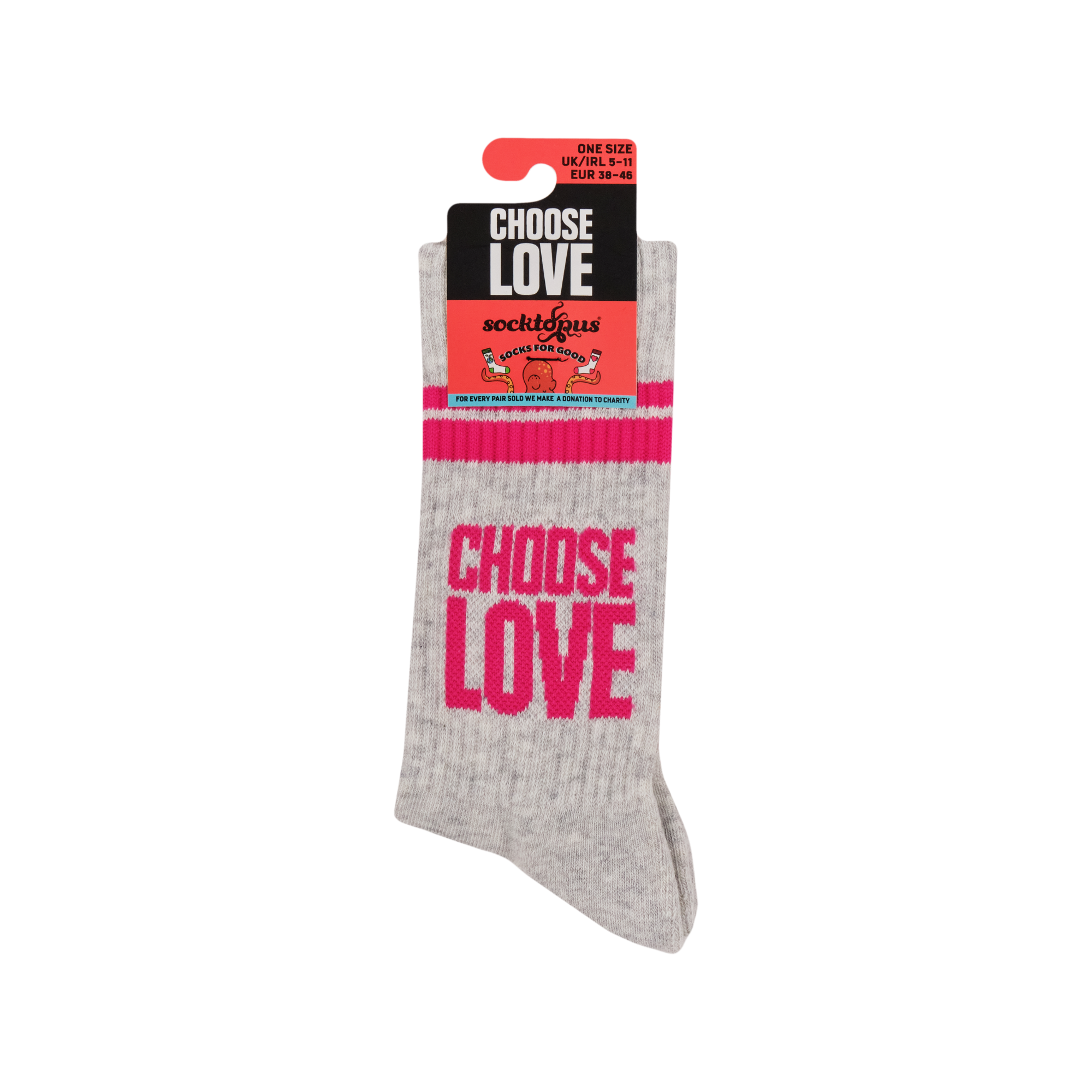 Choose Love Athletic Socks
