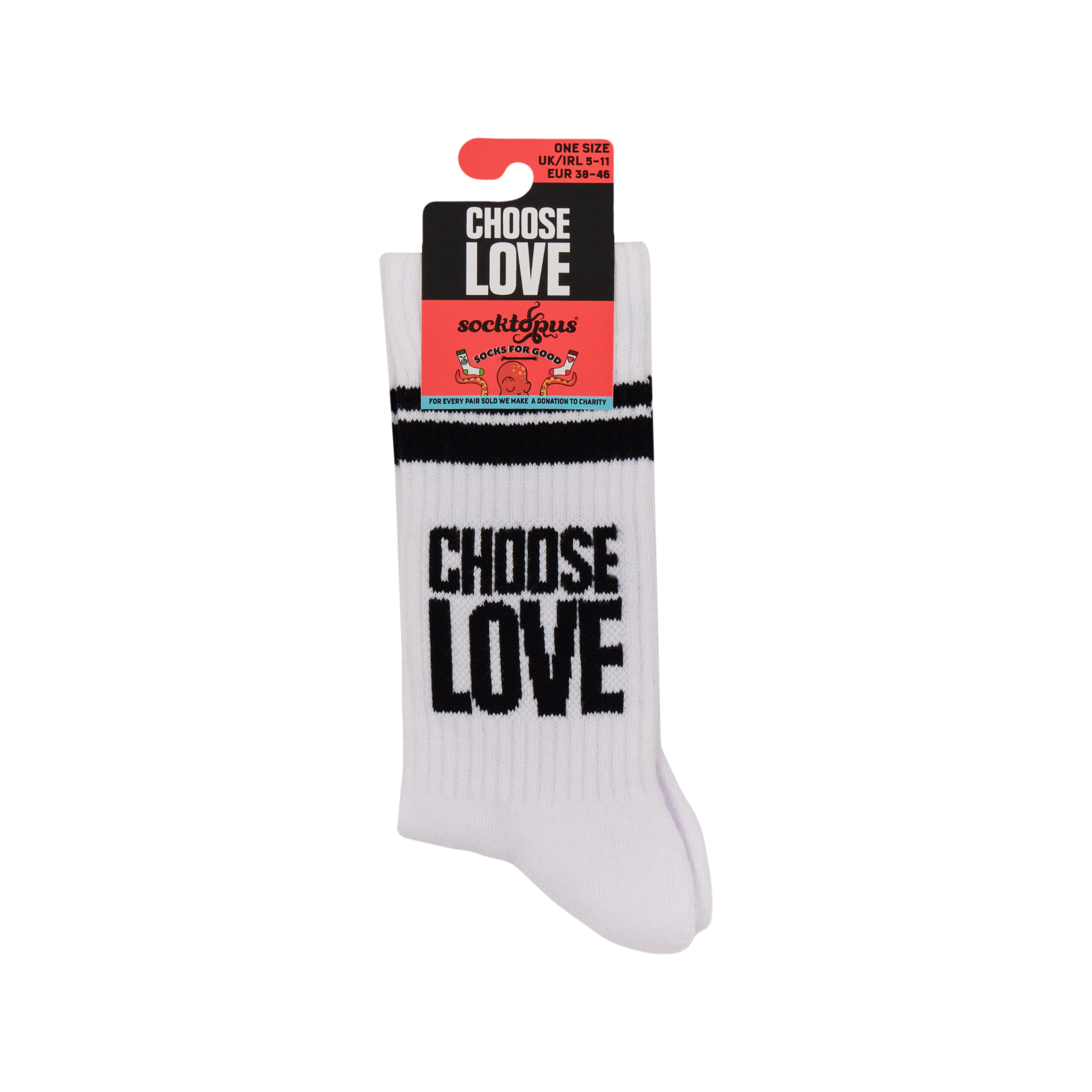 Choose Love Athletic Socks