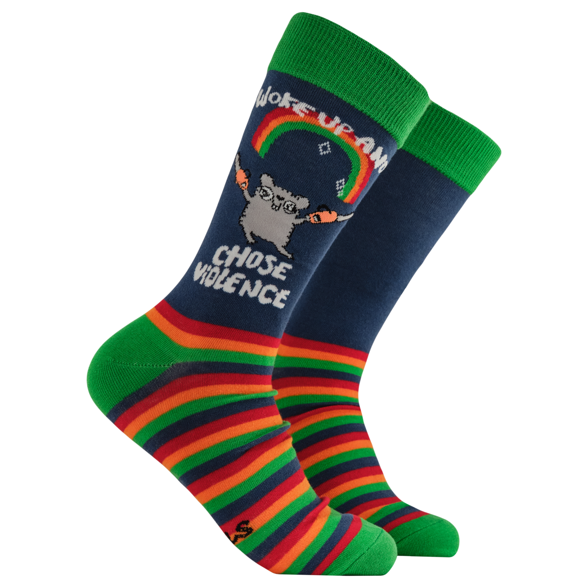 Chose Violence Socks - Socktopus X Katie Abey