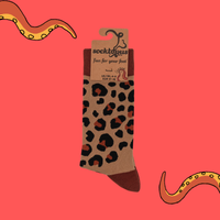 Leopard Print Socks - Cat Walk
