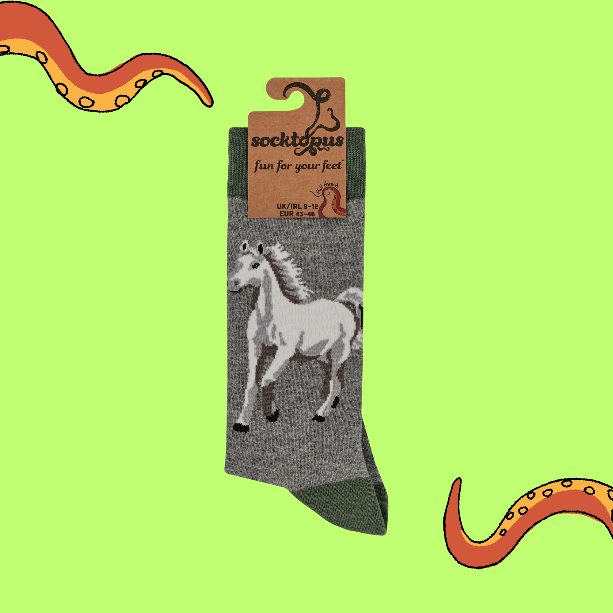 White Horse Socks
