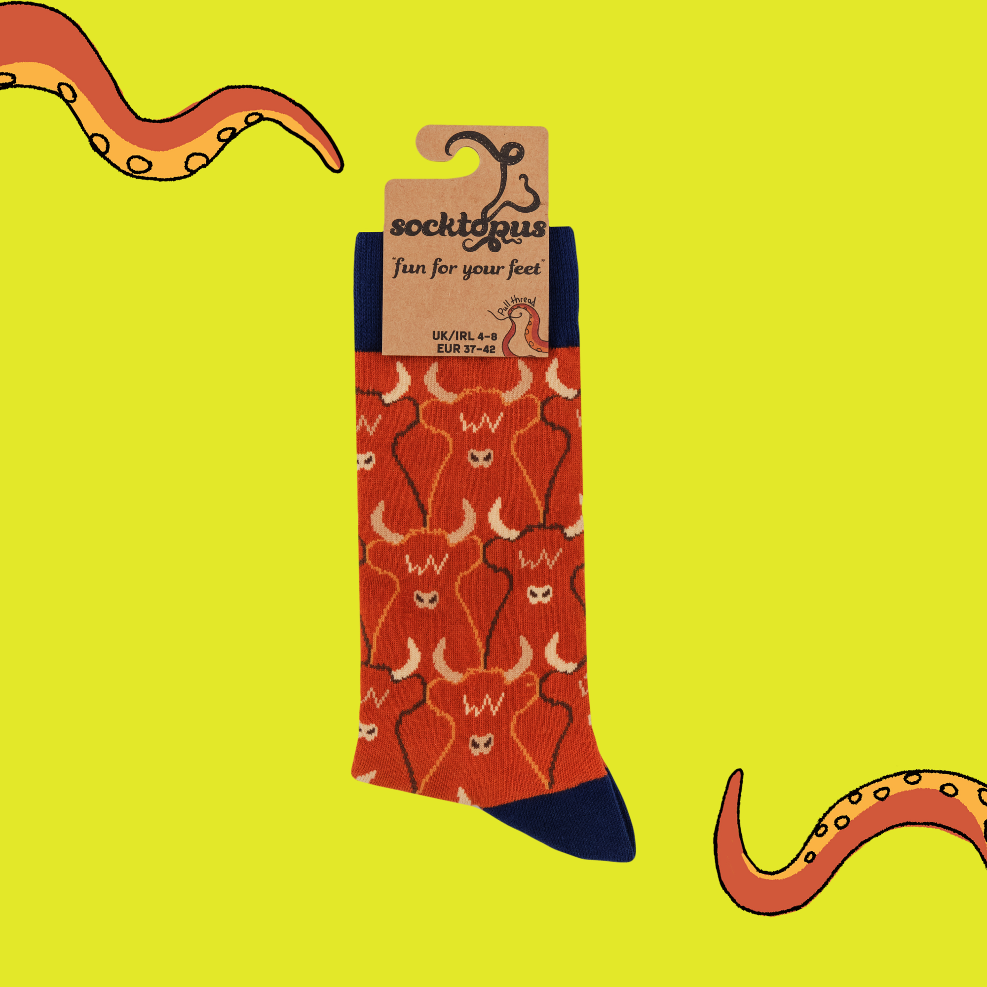 Highland Cow Socks - Herd Mentality